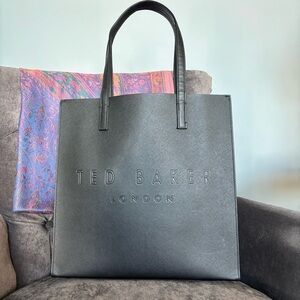 Ted Baker London Soocon Crosshatch Large Icon Tote Bag
